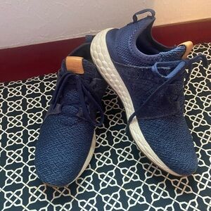 New Balance Blue Sneakers with Slip-On Design and White Midsole